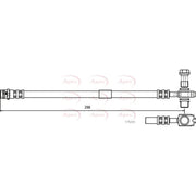 Apec Brake Hydraulic Hose Line Rear HOS3764