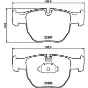 Mintex Front Brake Pad Set MDB2227