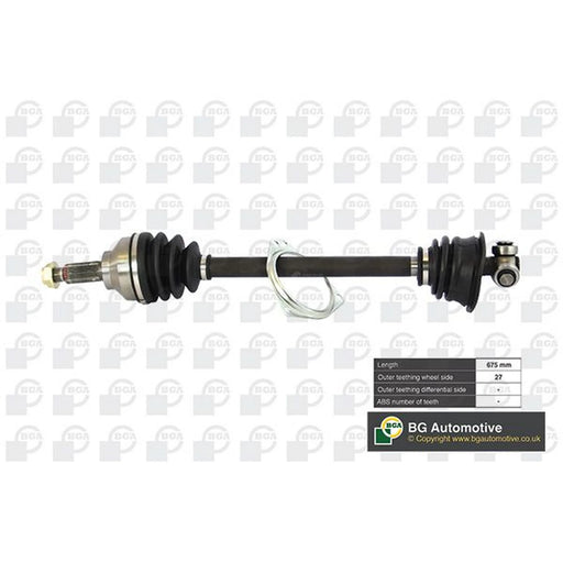 BGA CV Drive Shaft Driveshaft Front Left DS7319L