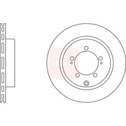 Apec 2 x Vented Rear Brake Discs DSK2369