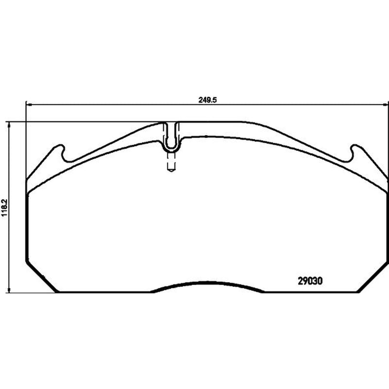 DON Front Brake Pad Set CVP013K