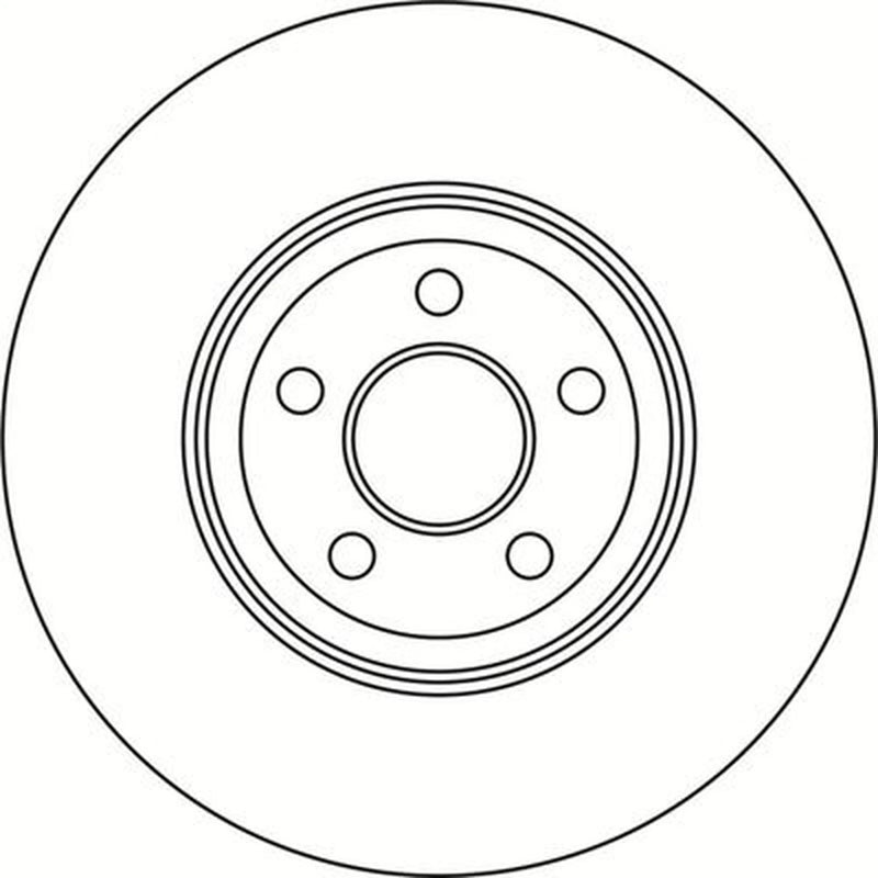 Abtex 2 x Vented Front Brake Discs BD2146V