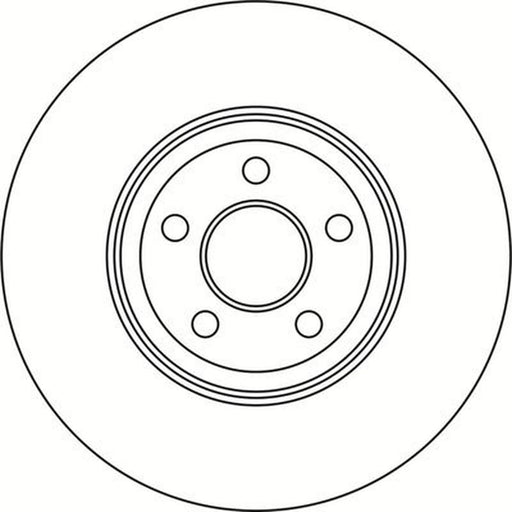 Abtex 2 x Vented Front Brake Discs BD2146V