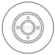 Borg & Beck 2 x Vented Front Brake Discs BBD5316