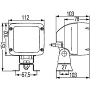 Hella Worklight High 1GA 996 150-081