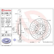 Brembo Xtra 2 x / Rear Brake Discs 09.C496.1X