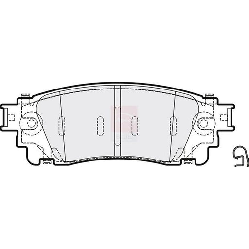 Apec Rear Brake Pad Set PD3769