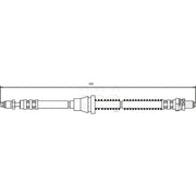 Apec Brake Hydraulic Hose Line Front Left HOS3053