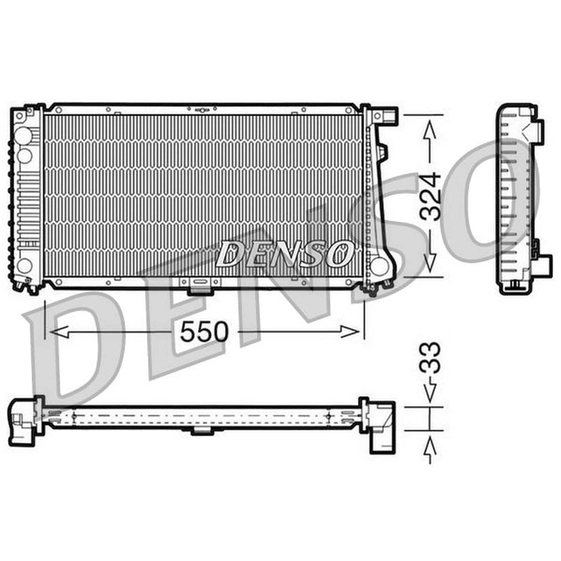 Denso Engine Radiator DRM05058