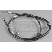 Borg & Beck Handbrake Cable Left Rear BKB3785