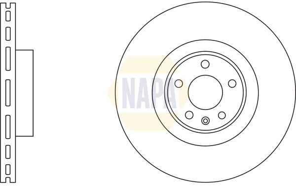 NAPA Front Vented & Rear Vented Brake Discs & Pads fits AUDI