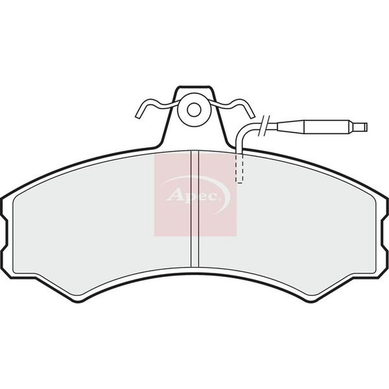 Apec Front Brake Pad Set PAD384