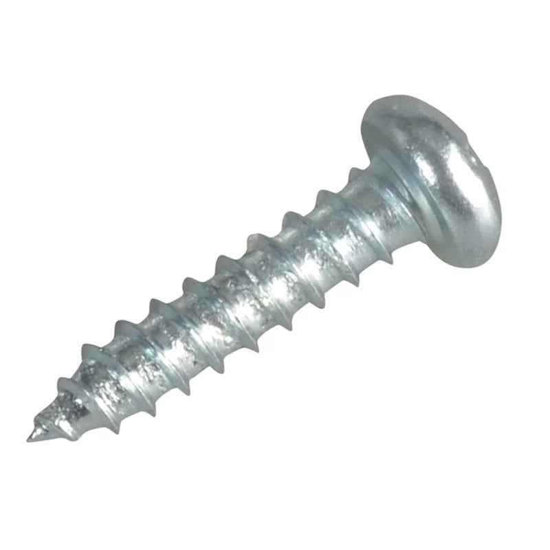 ForgeFix Self-Tapping Screw Pozi Compatible Pan Head ZP 1/2in x 4 ForgePack 60