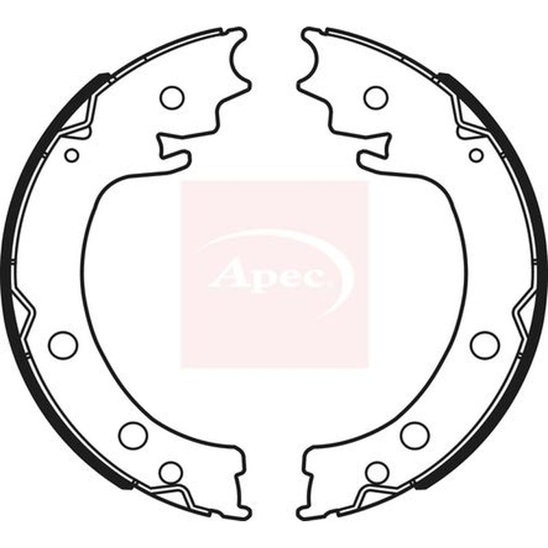 Apec Parking Brake Shoe Set SHU791
