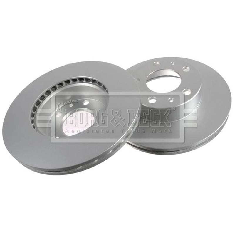 Borg & Beck 2 x Vented Front Brake Discs BBD4801