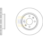 NAPA 2 x Vented Front Brake Discs NBD5924