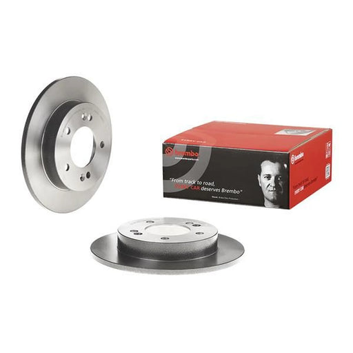 Brembo 2 x Solid Rear Brake Discs 08.9081.21