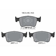 Textar Front Brake Pad Set 2657001