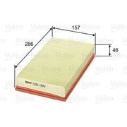 Valeo Engine Air Filter 585099