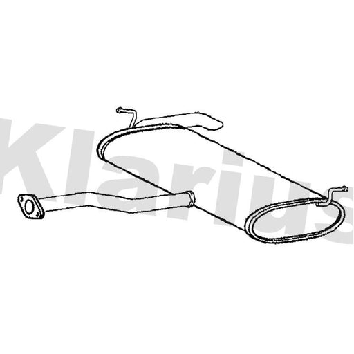 Klarius Box With Tail Pipe Rear KA96T