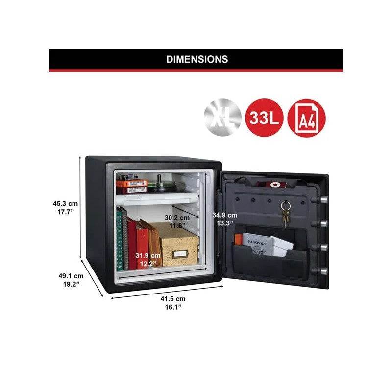 Master Lock Extra Large Digital Fire & Water Safe - LFW123FTC