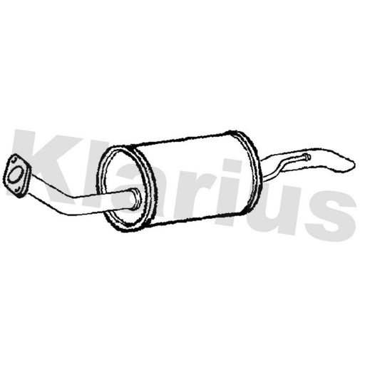 Klarius Box With Tail Pipe Rear HA418J