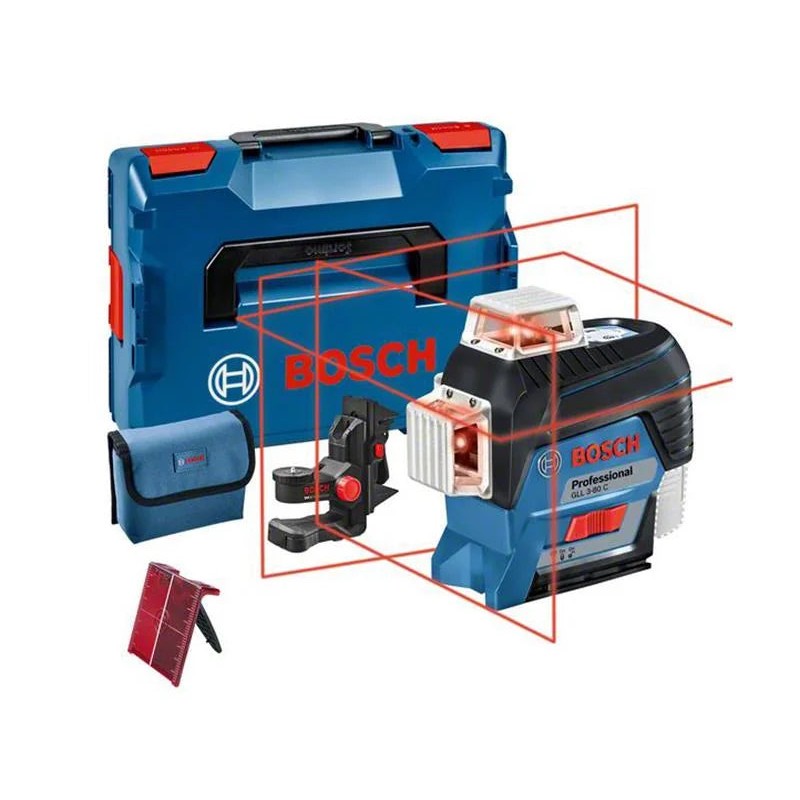 Bosch GLL 3-80 C Professional 360° Line Laser + BM 1 Professional Universal