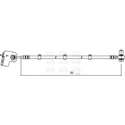 Apec Brake Hydraulic Hose Line Front Left HOS4014