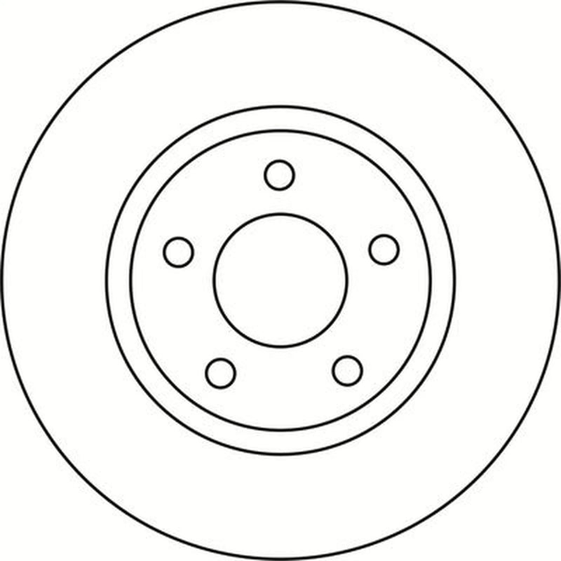 Abtex 2 x Vented Front Brake Discs BD1478V