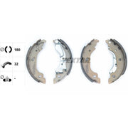 Textar Brake Shoe Set Axle Kit 91054400