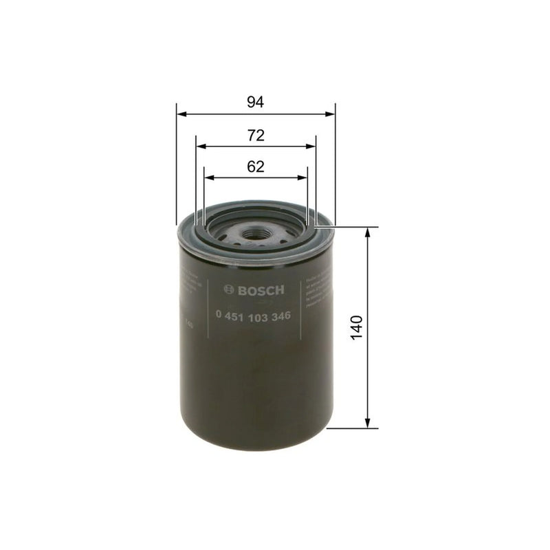 Bosch Engine Oil Filter 0 451 103 346