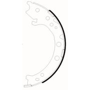 Mintex 4 x Parking Brake Shoe Set MFR750