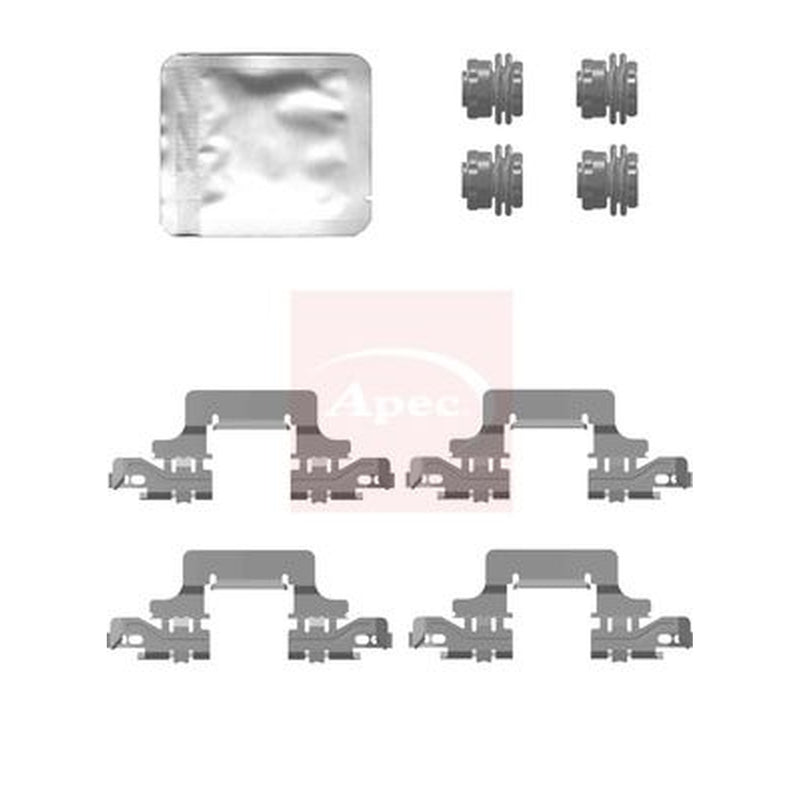 Apec Brake Pad Accessory Fitting Kit Rear KIT1525
