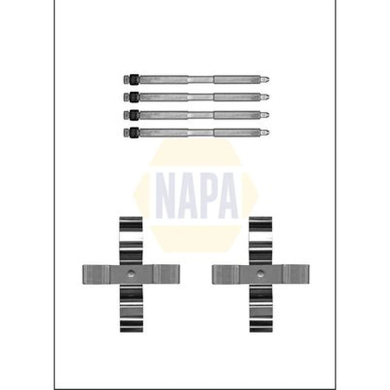 NAPA Brake Pad Accessory Fitting Kit Rear NFK1292
