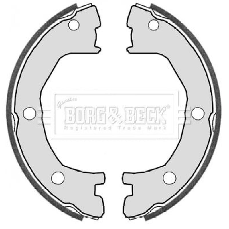 Borg & Beck Parking Brake Shoe Set BBS6322