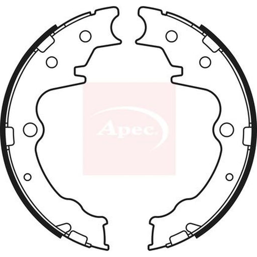 Apec Parking Brake Shoe Set SHU745
