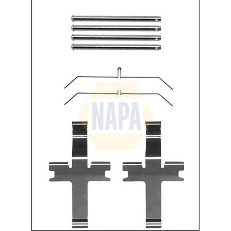 NAPA Brake Pad Accessory Fitting Kit Front NFK1176