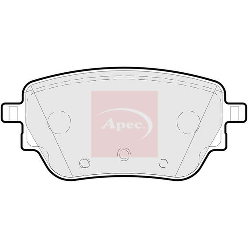 Apec Rear Brake Pad Set PAD2246