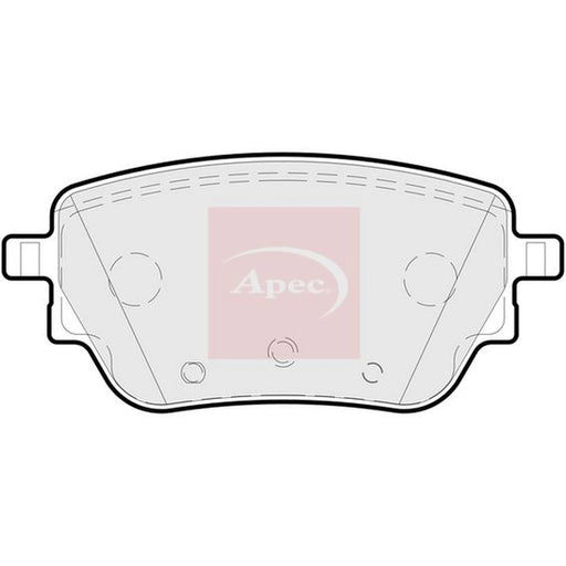 Apec Rear Brake Pad Set PAD2246