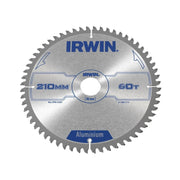 IRWIN® Professional Aluminium Circular Saw Blade 210 x 30mm x 60T TCG - 1907775