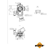 NRF Thermostat,Coolant 725112
