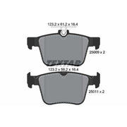 Textar Rear Brake Pad Set 2500901