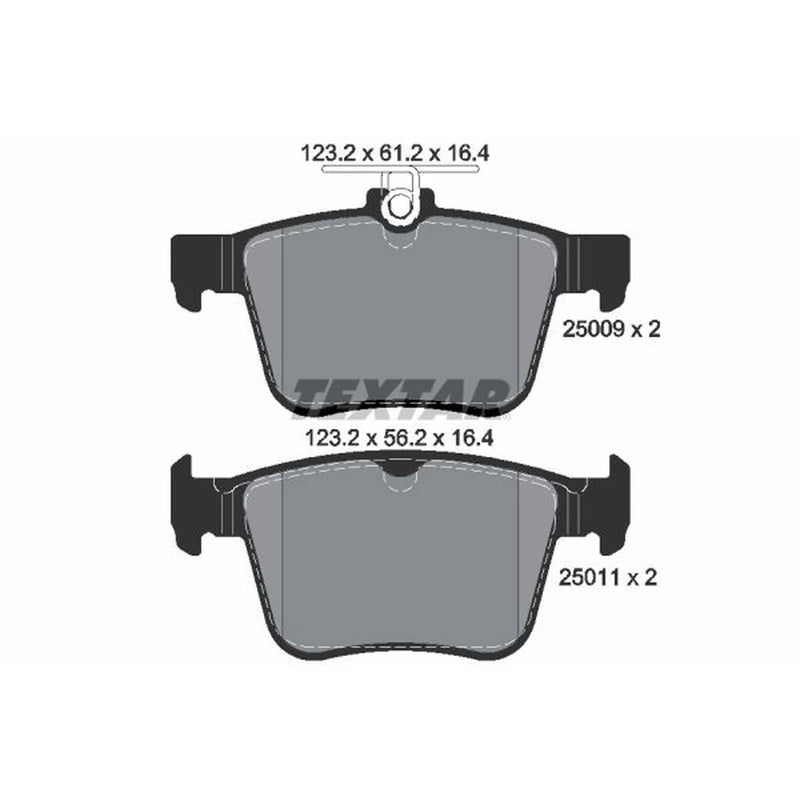 Textar Rear Brake Pad Set 2500901