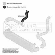 First Line Intercooler Turbo Charge Air Hose FTH1545