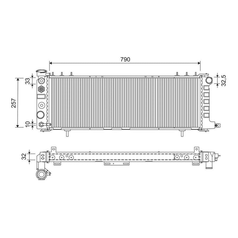 Valeo Engine Radiator 701454