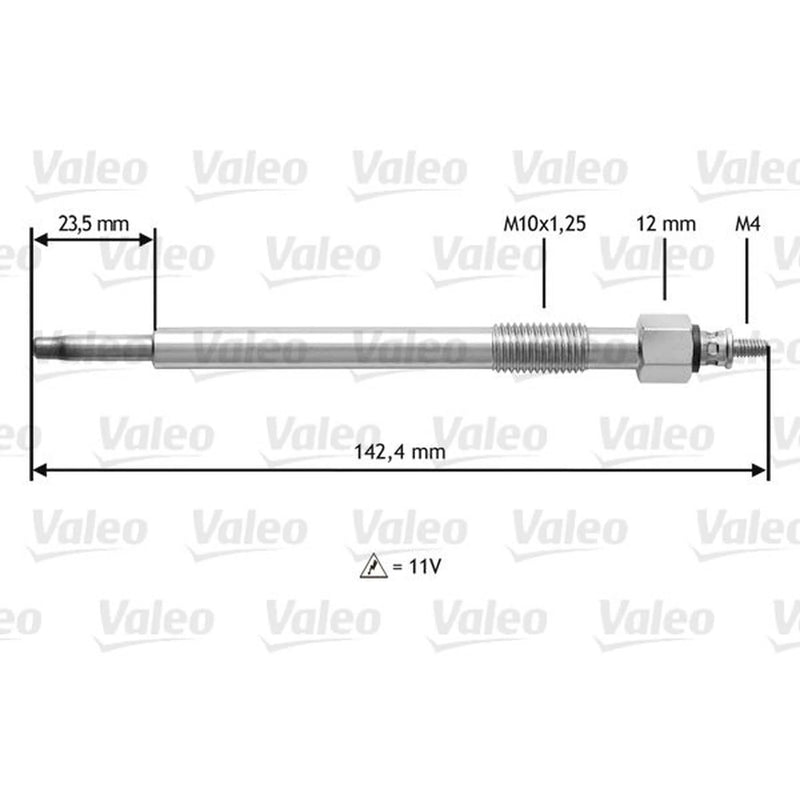 Valeo Diesel Engine Glow Plug 345187