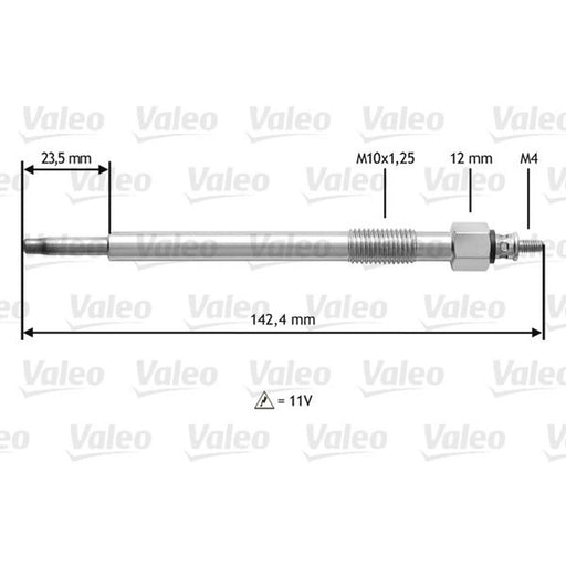 Valeo Diesel Engine Glow Plug 345187