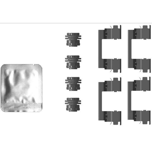 Textar Brake Pad Accessory Fitting Kit Rear 82553300