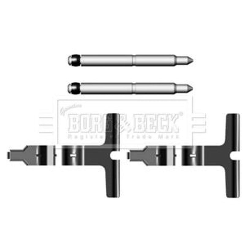 Borg & Beck Brake Pad Accessory Fitting Kit Rear BBK1444