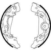Textar Brake Shoe Set Axle Kit 91075800